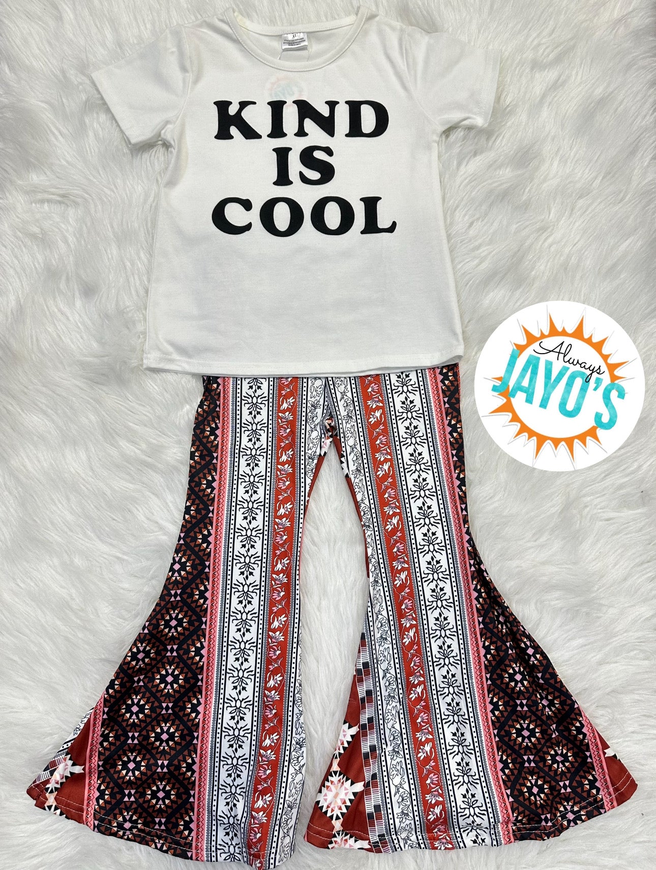 Kind Is Cool Bell Bottom Set