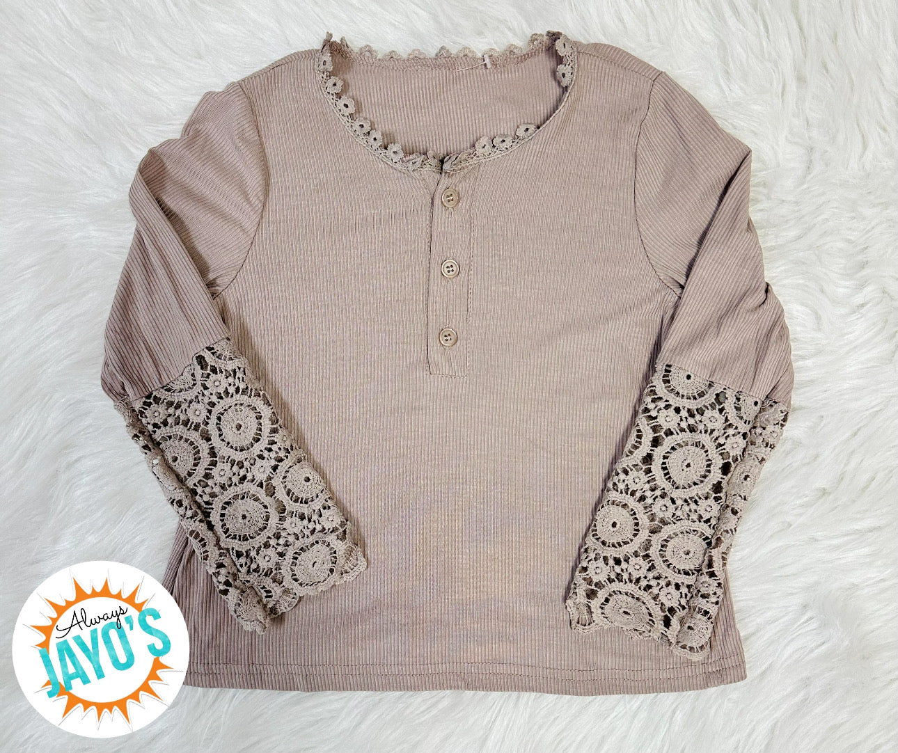 Lace Long Sleeve Top