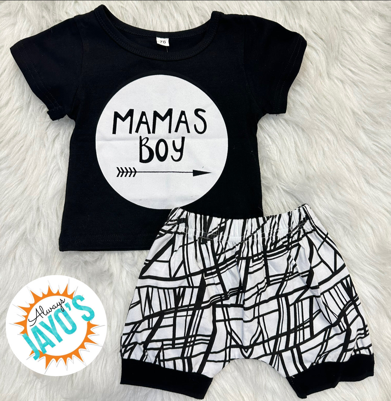 "Mamas Boy" Short Set