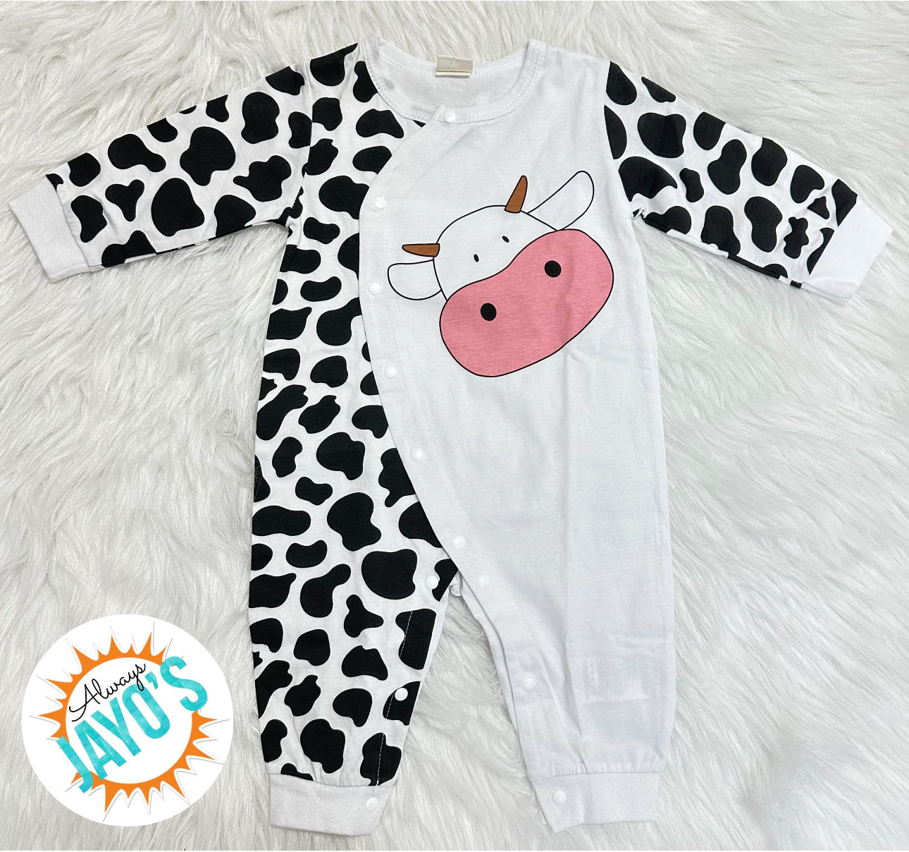 Cow Print Onesie