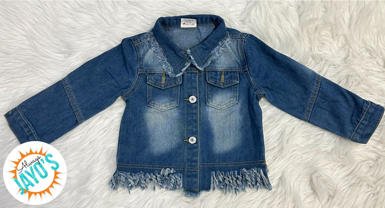 Angel Wing Jean Jacket