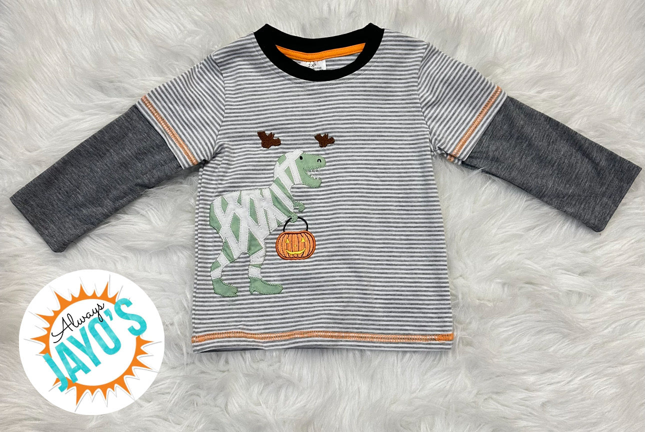 Boys Halloween Dinosaur Top