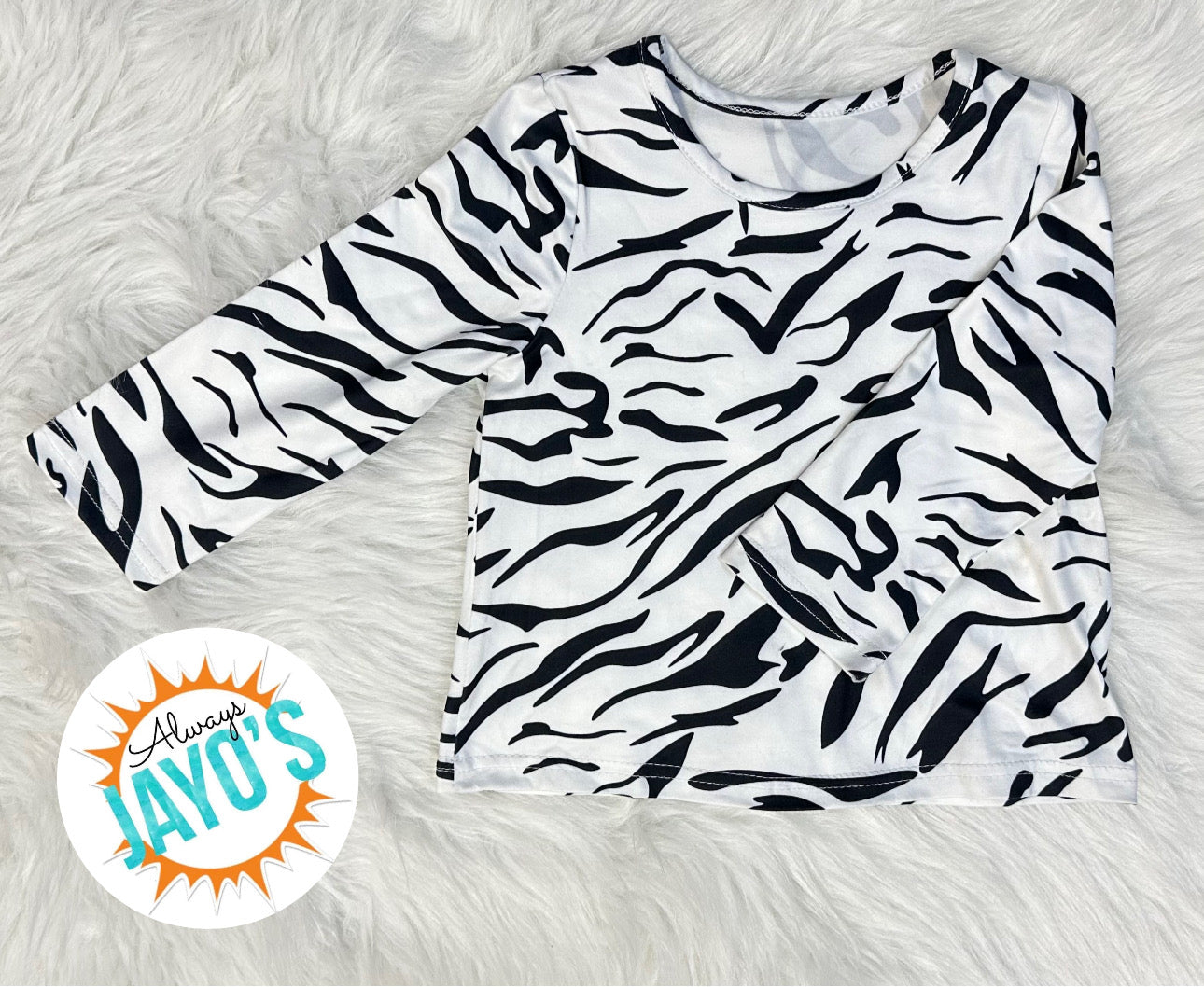 Zebra Print Top