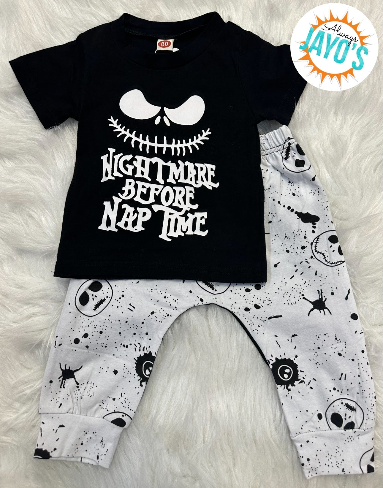 Boys Nightmare Before Nap Time Set