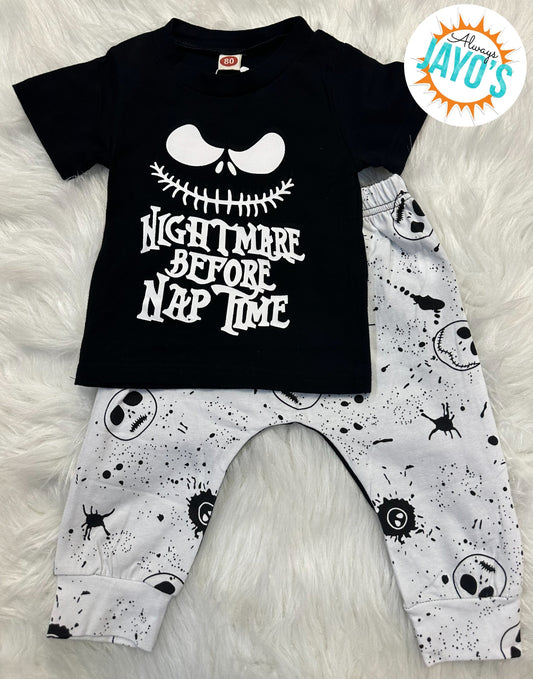 Boys Nightmare Before Nap Time Set