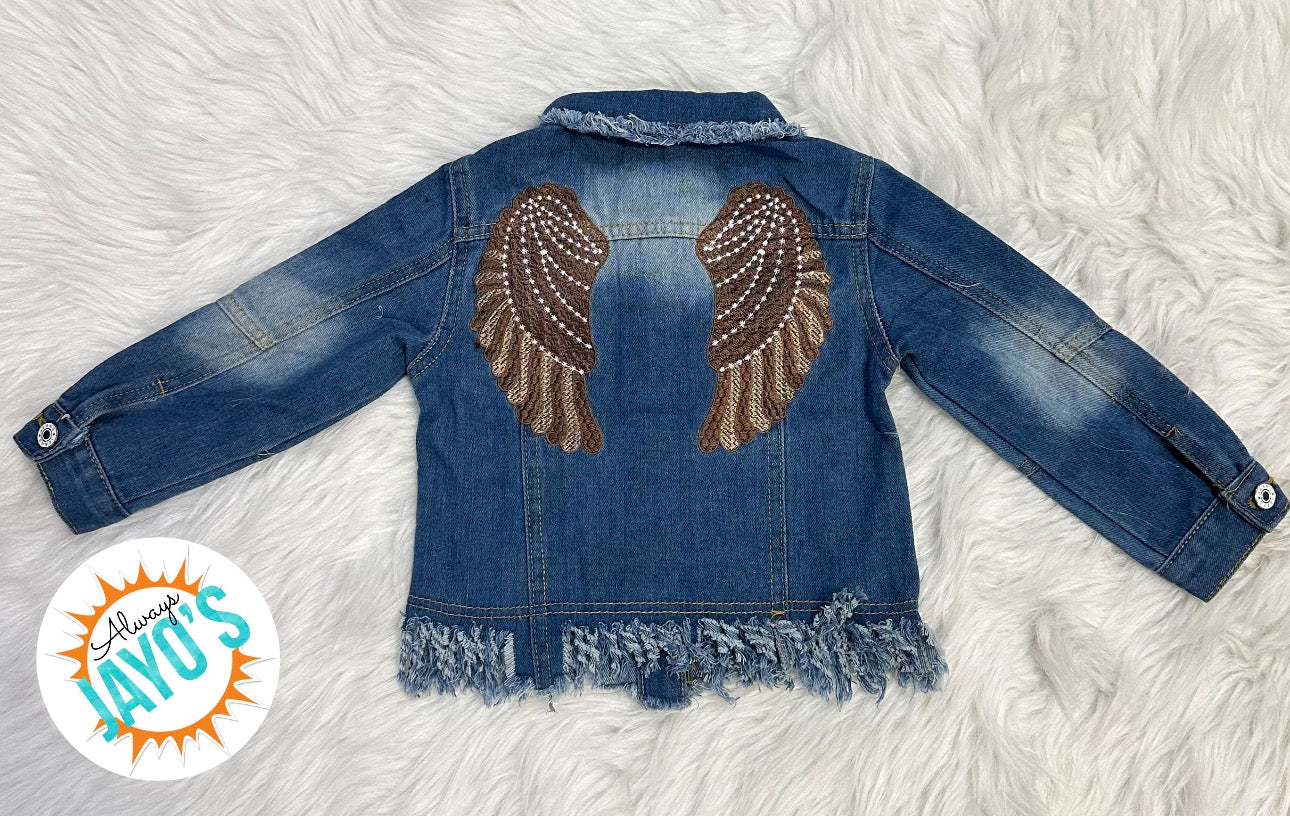 Angel Wing Jean Jacket