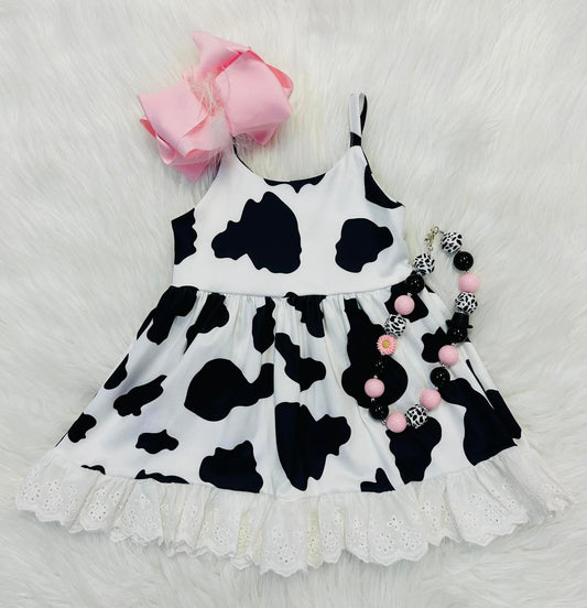 Cow Print Dress