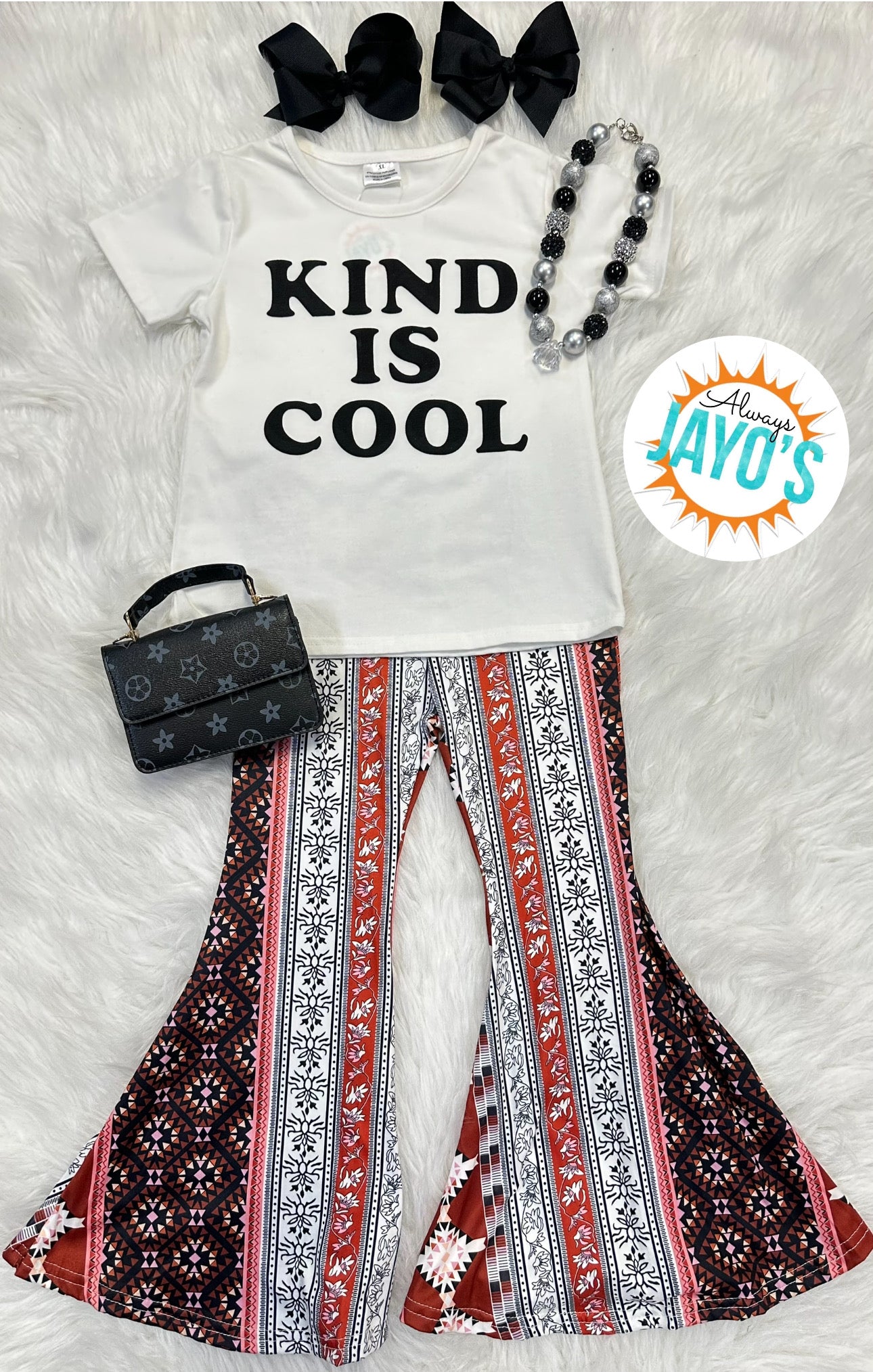 Kind Is Cool Bell Bottom Set