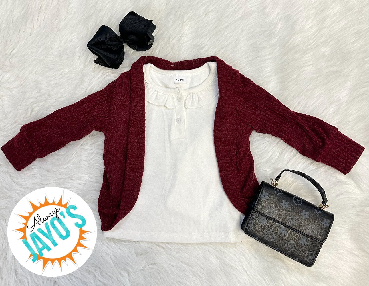 Maroon Cardigan