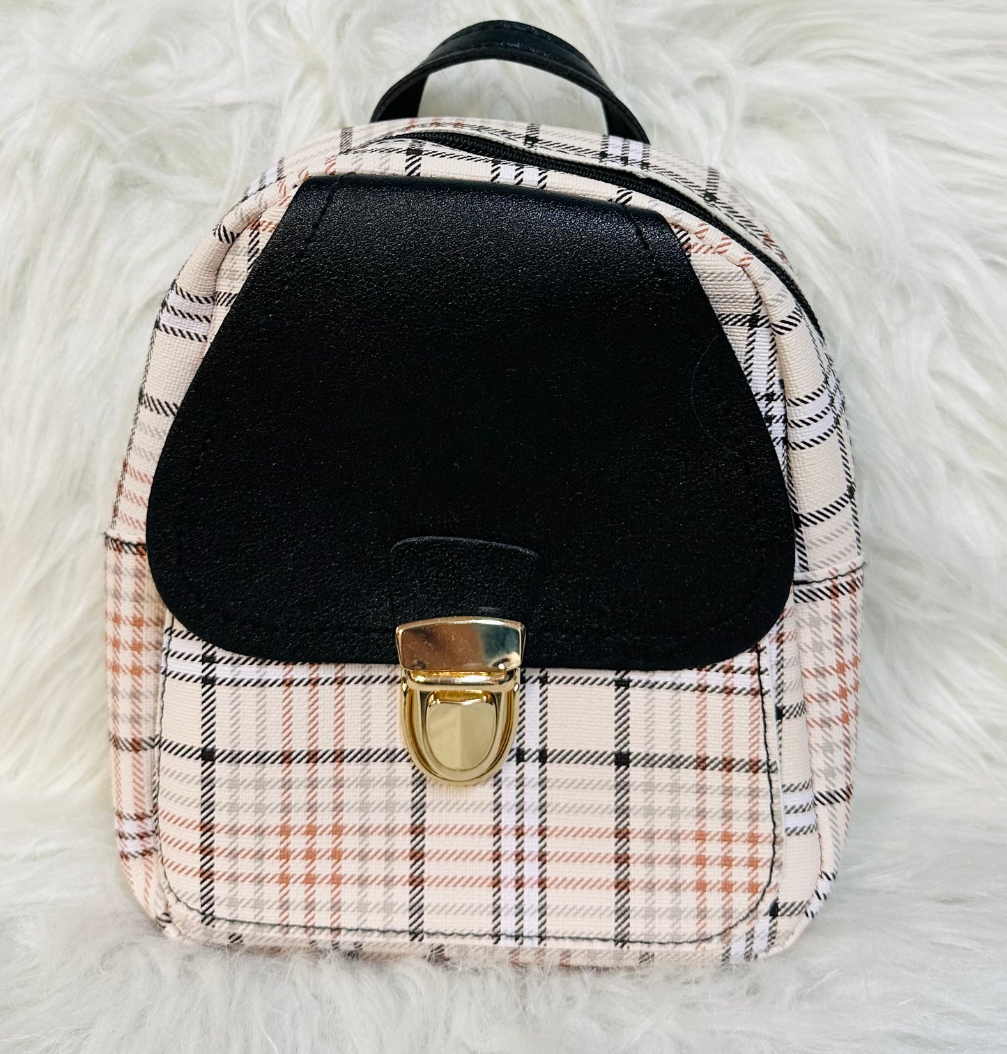 Girls Plaid Crossbody Bag