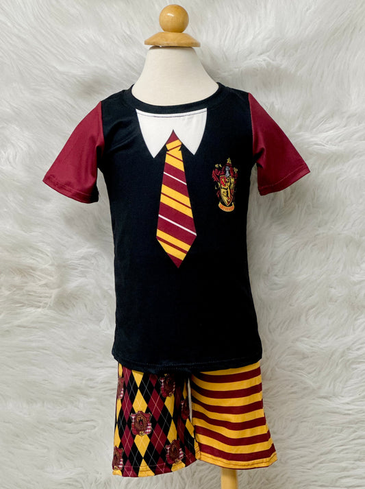 Boys Gryffindor 2 Piece Short Set