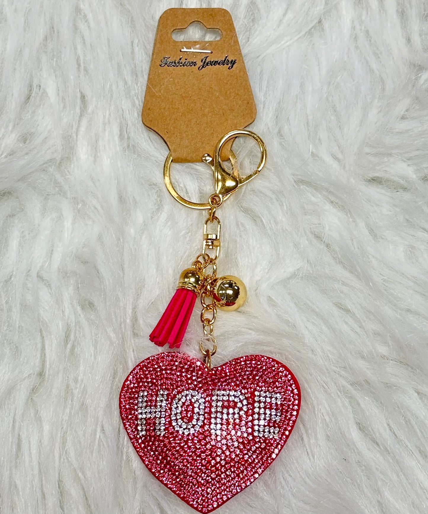 "Hope" Heart Keychain