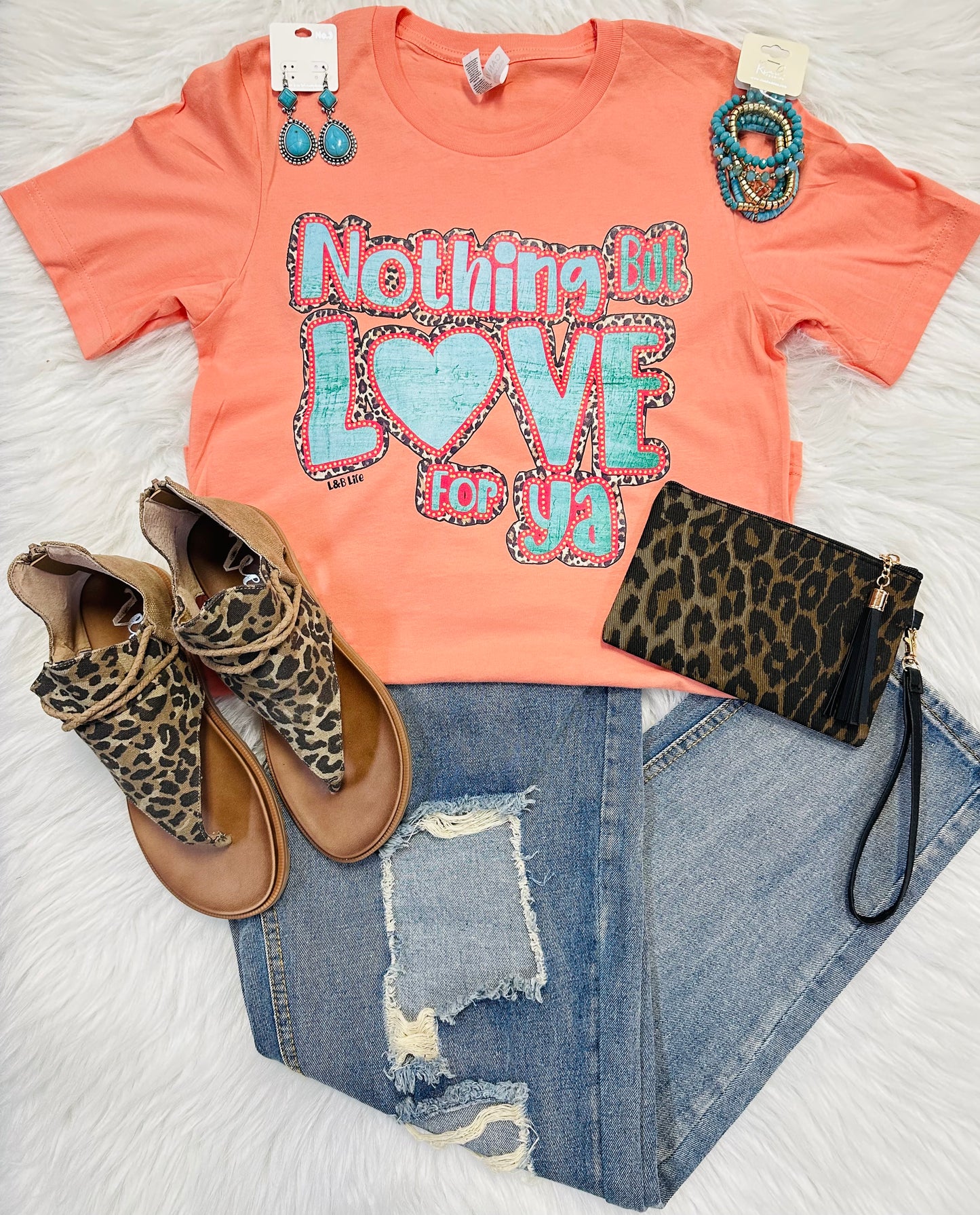 "Nothing But Love For Ya" Graphic T-Shirt