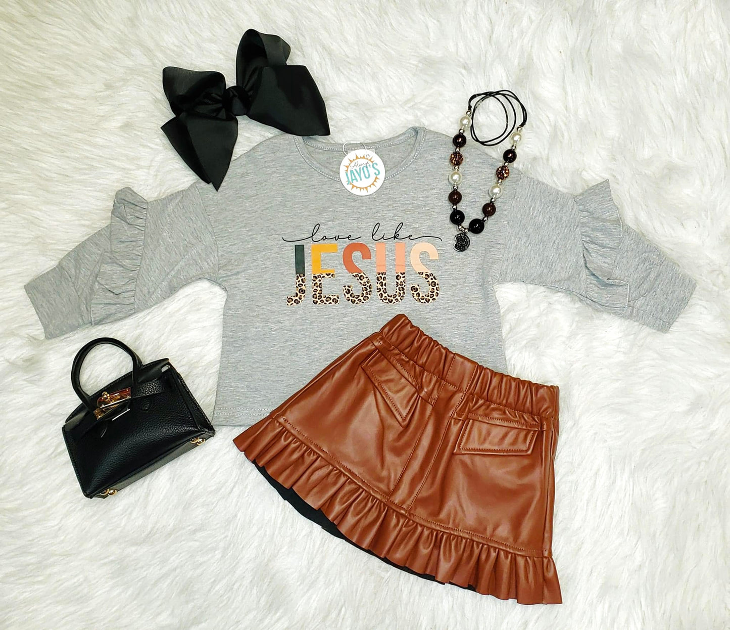 "Love Like Jesus" Skirt Set