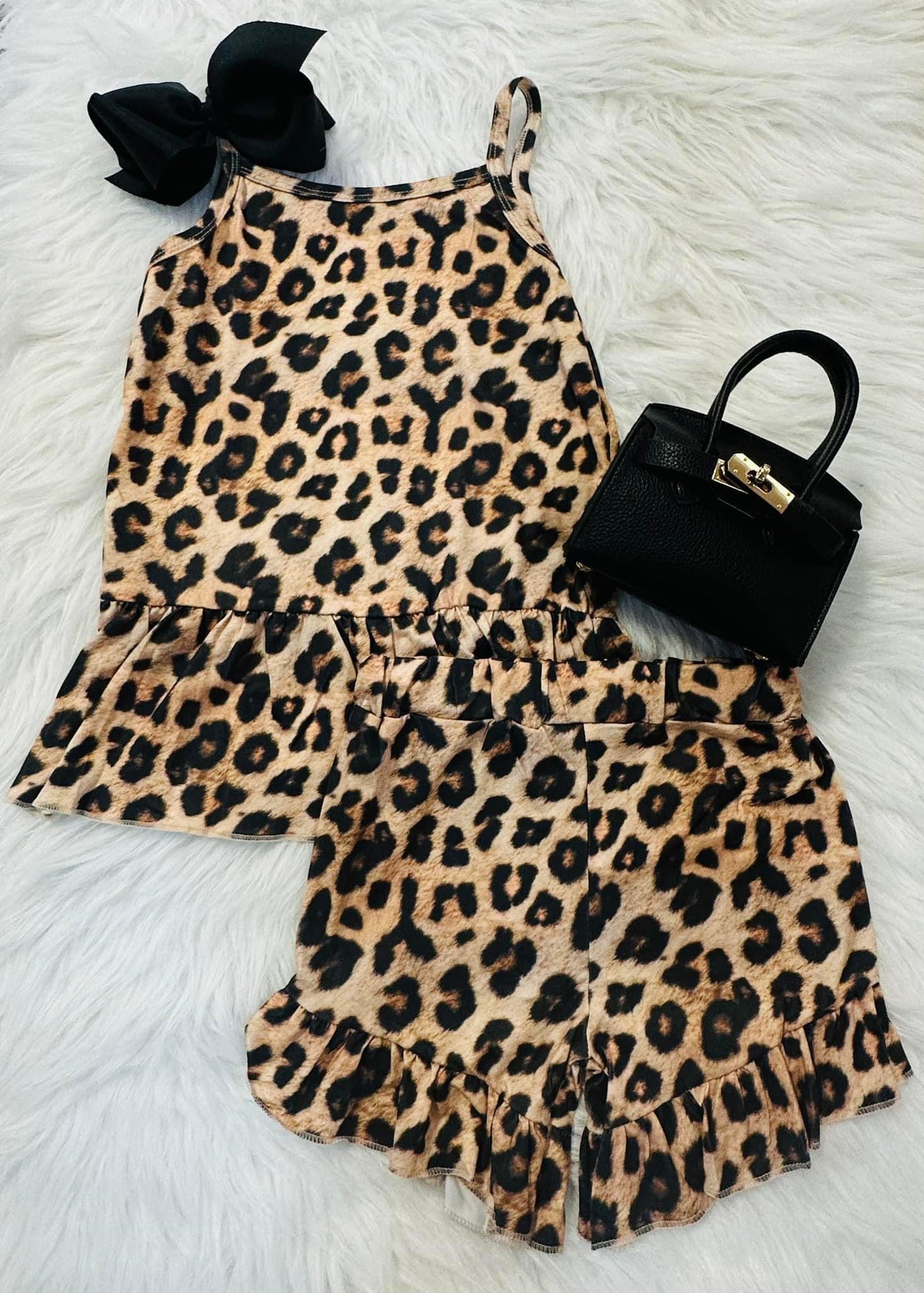 Leopard Print Short Set