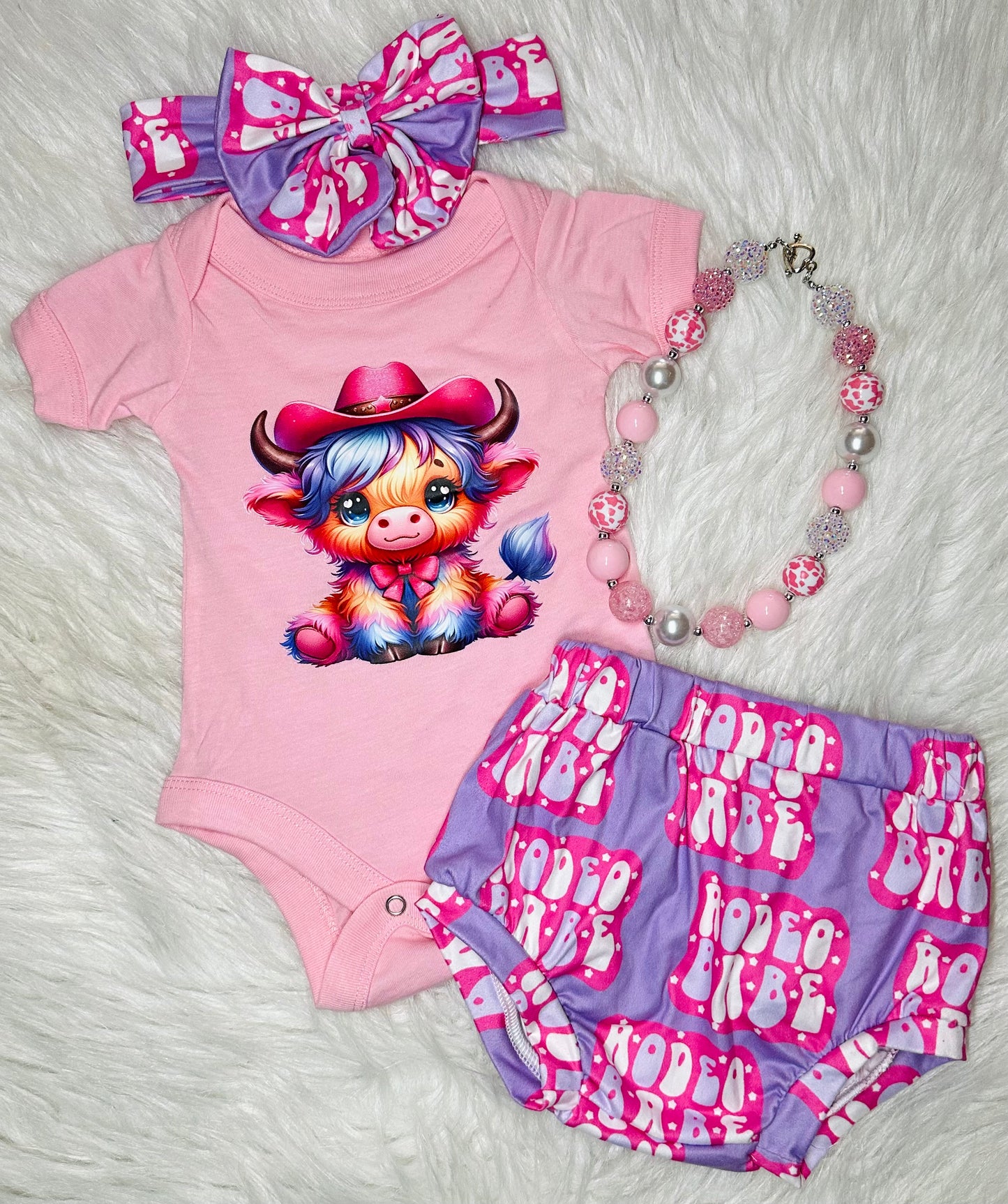 "Rodeo Babe" Bummie Set