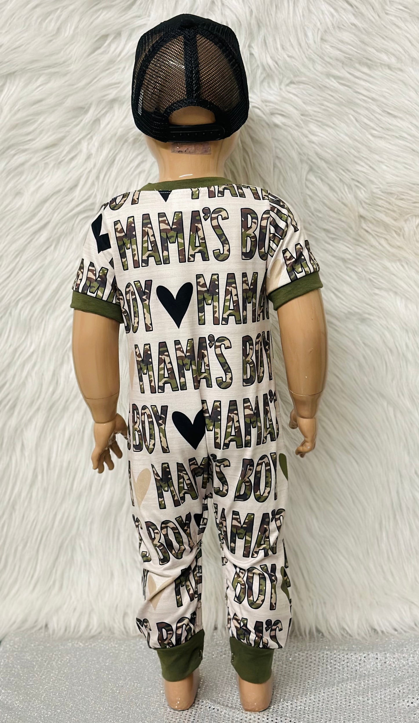 'Mamas Boy' Camo One Piece