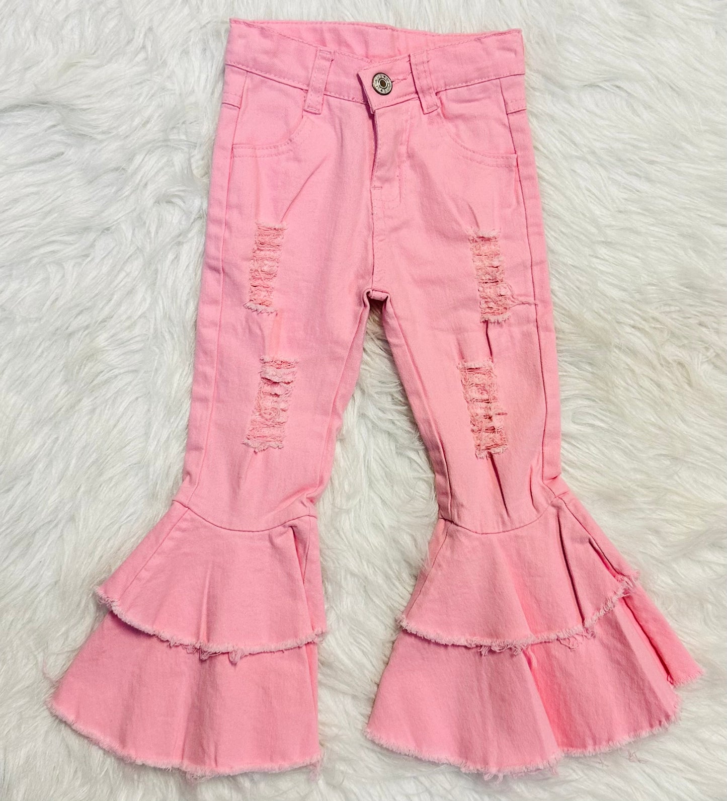 Pink Bell Bottoms