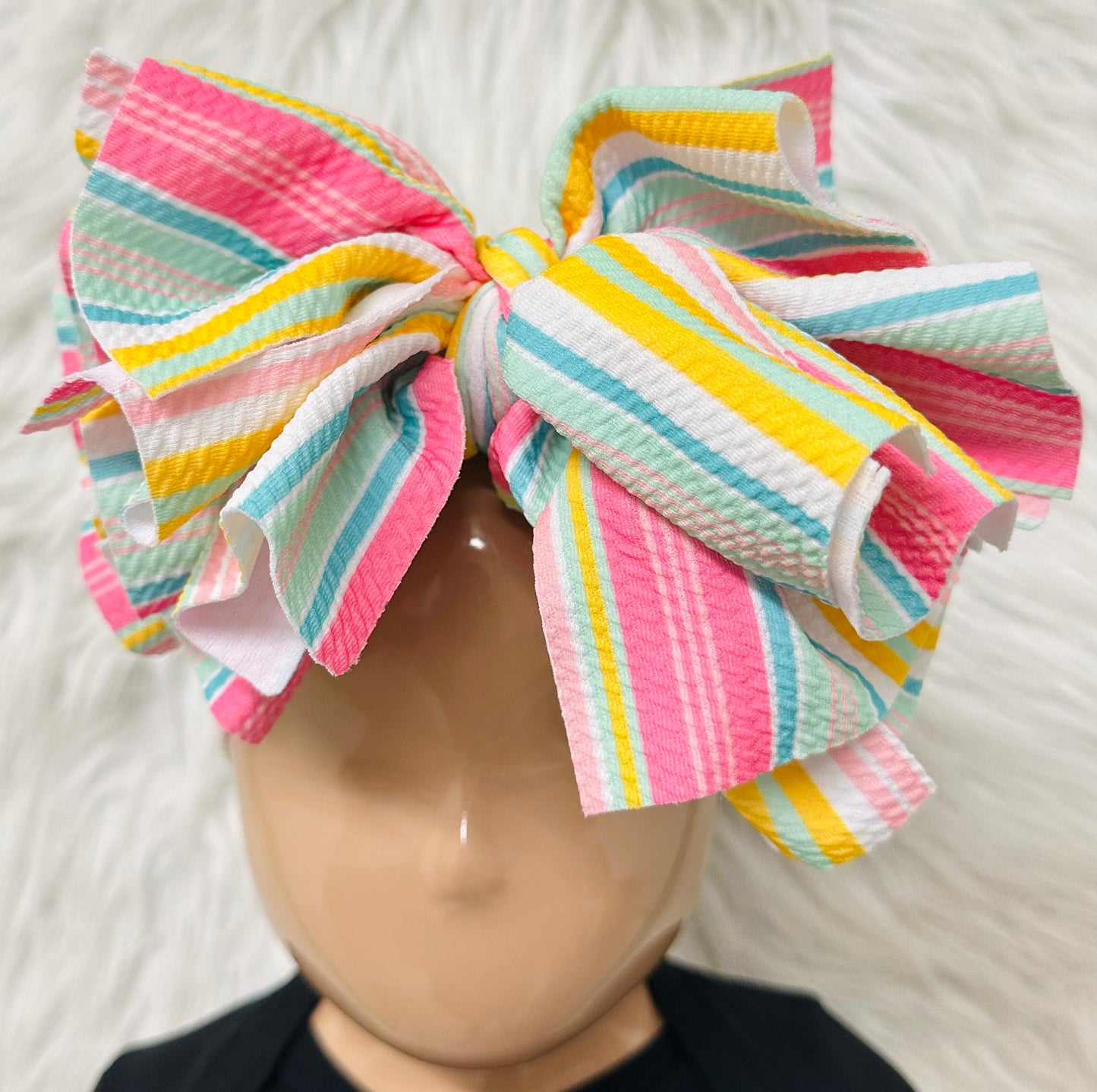 Colorful Striped Head Wrap