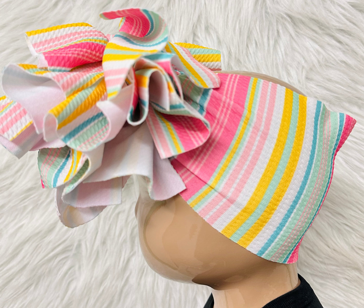 Colorful Striped Head Wrap