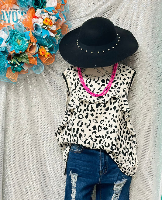 Leopard Print Tank Top