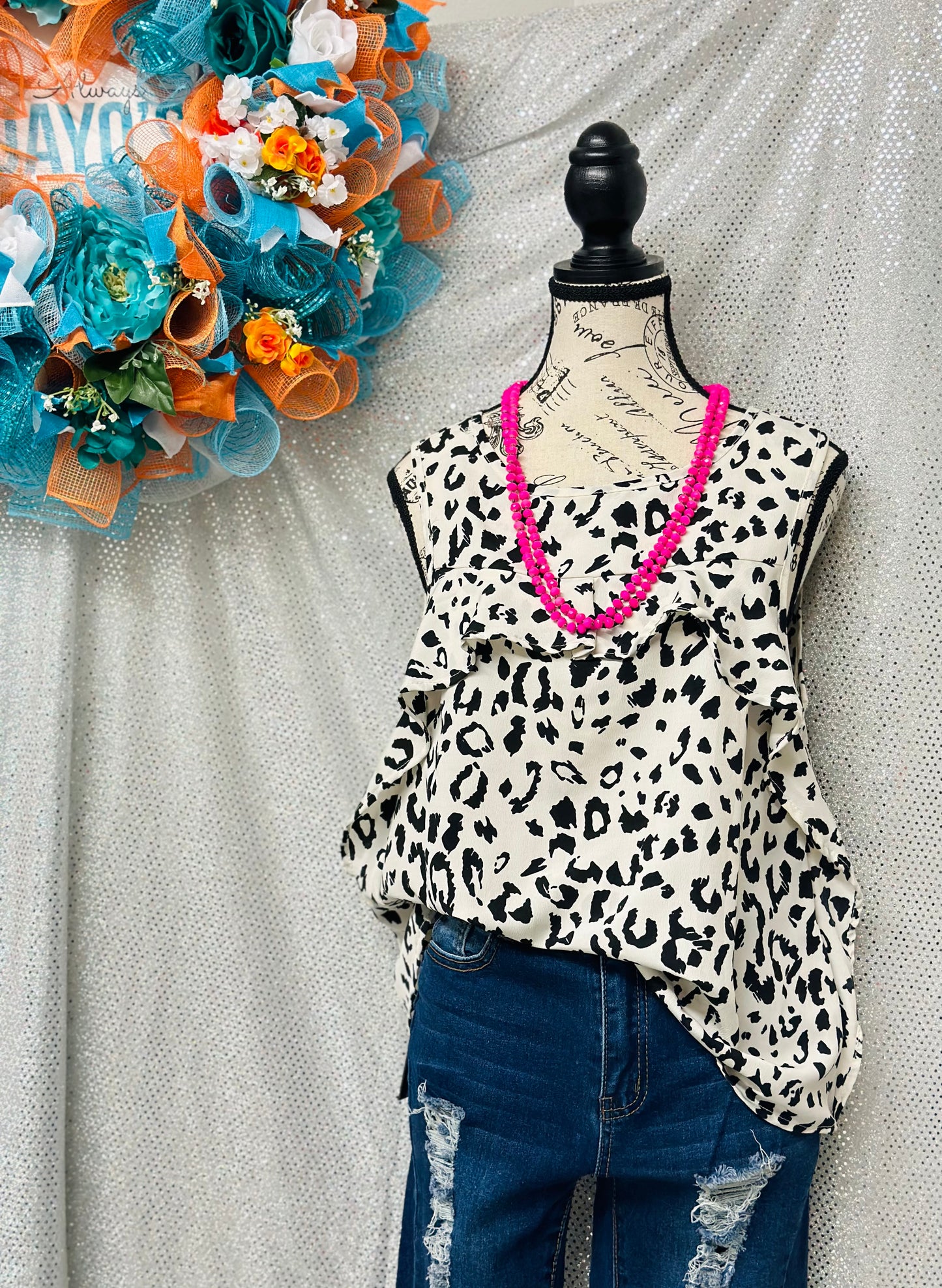 Leopard Print Tank Top