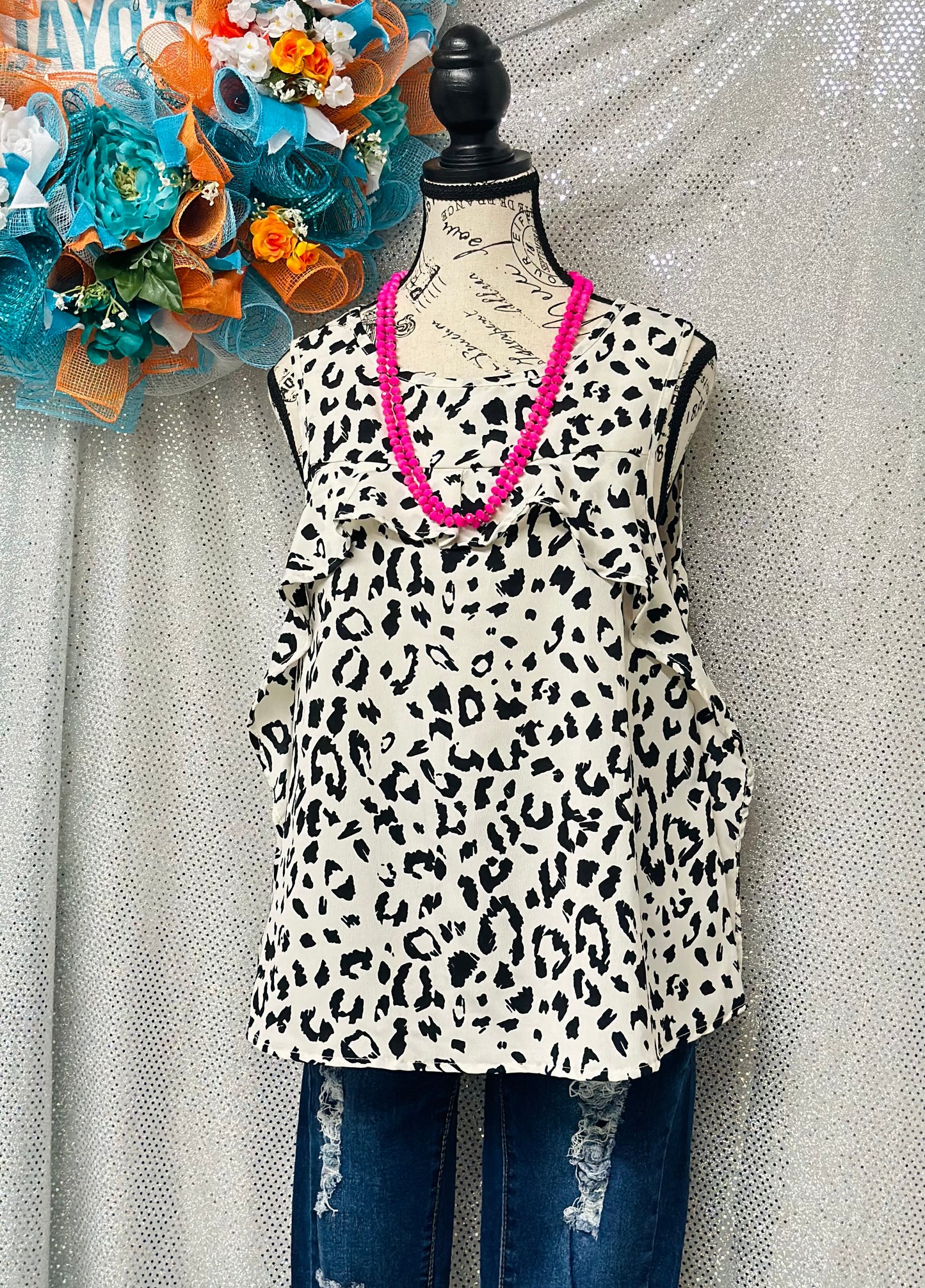 Leopard Print Tank Top